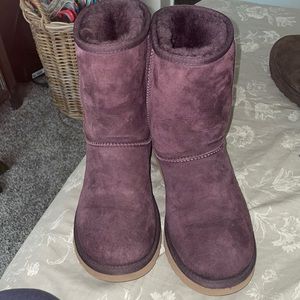 Purple Ugg classic short 2